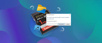 fix sd card format error without