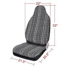 Universal Grey Front Seat Covers Saddle