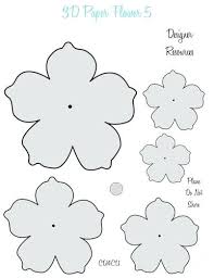 Flower Template Cup Templates Free Petal Svg Turn