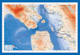 San Francisco Bay Depth Chart Unique Custom Wood Charts Of