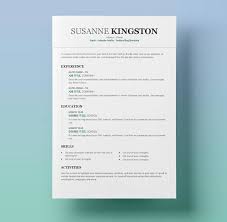 College Student Resume Template Resume Templates For Word Free 15
