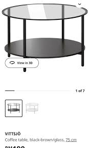 Ikea Vittsjo Coffee Table Glass
