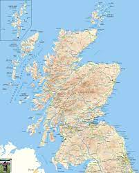 scotland offline map including