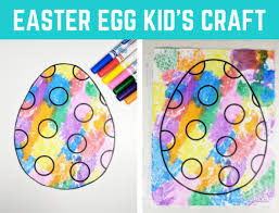 Fun And Easy Easter Egg Kids Craft With Free Template