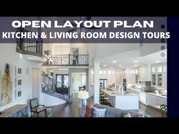 Open Layout Living Room And Kitchen