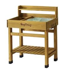 Vegtrug Wooden Deluxe Potting Table And