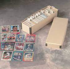 Shop for card boxes today! Baseball Card Storage Hollinger Metal Edge