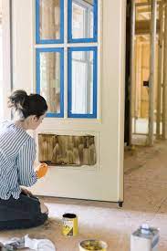 How To Stain A Fiberglass Door House