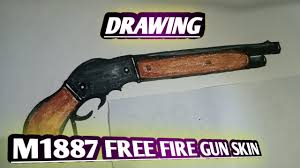 Fire drawing iron man art lego guns fire image pencil drawings free artwork fan art link. How To M1887 Gun Drawing Youtube