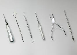 instruments for a dental clinic