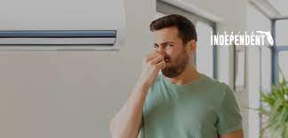 air conditioner smell like vinegar