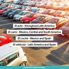 car parts spanish voary list