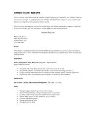 Resume Waitress Responsibilities Resume Waitress Description Job