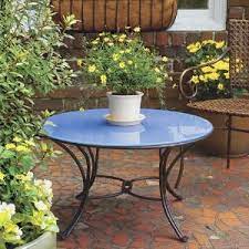 painted patio table