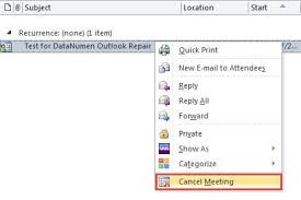 how to delete a meeting from your own