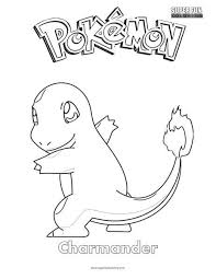 Charmander pokemon coloring page from generation i pokemon category. Pokemon Charmander Coloring Page Super Fun Coloring