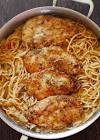 italian noodles and chicken