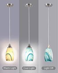 Art Glass Mini Pendant Lights For
