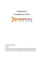 executive summary orangetheory fitness
