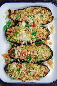 easy terranean stuffed eggplant