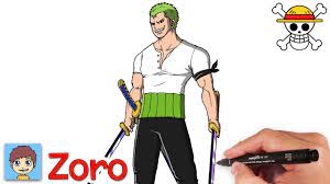 Comment Dessiner Zoro de One Piece Facilement – Dessin Facile - YouTube