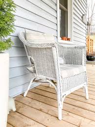 how to update old wicker furniture