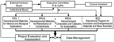 Organizational Chart Of The Nanotechnology Center Phase Ii