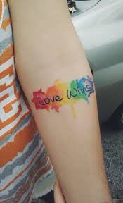 Small love word tattoo designs on women wrist. 15 Awesome Love Is Love Tattoo Designs Body Art Guru