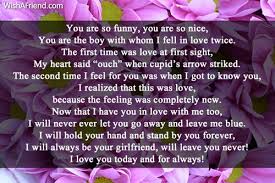 fell in love twice poem for boyfriend