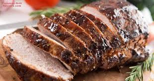 delicious grilled whole pork loin with