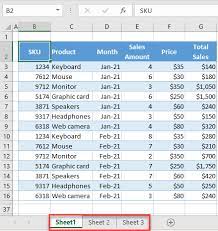 save multiple sheets as pdf in excel