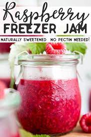freezer raspberry jam naturally