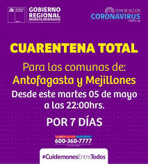 Over 100,000 english translations of spanish words and phrases. Manana Parte Cuarentena Para Antofagasta Y Mejillones Por Covid 19 Hospital Tocopilla