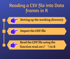 csv file into data frames in r