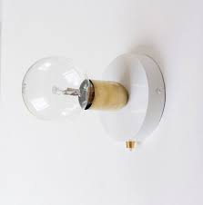 brass wall sconce