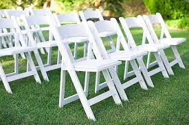 White Resin Chairs St George Party