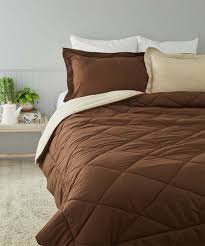 cream reversible comforter set