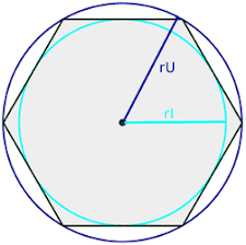 Einen kreisbogen um a mit radius ab und einen kreisbogen um b mit radius ab zeichnen. Sechseck Geometrie Rechner