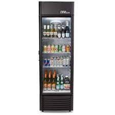 Premium Levella 12 5 Cu Ft Black Vertical Display Refrigerator