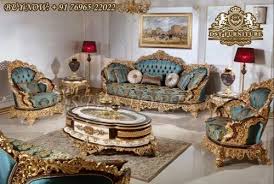 clic style hand carved sofa set