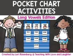 Pocket Chart Activities Long Vowels Edition