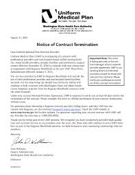 Independent Contractor Termination Letter 2019 Service
