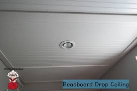 With the right lighting and finishing, a basement can still look i have to agree although dry wall gives more of a home felling and not look like a commerical space. The Tech Grandma Beadboard Drop Ceiling In My Basement