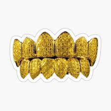 4.5 out of 5 stars. Gold Grillz Stickers Redbubble