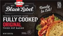 What does Fully cooked bacon mean?