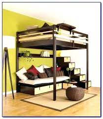 nice queen size loft loft bed frame