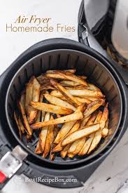 air fryer french fries recipe homemade