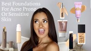 best foundations for acne e or