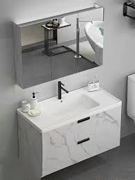 Wash Basin Cabinet Designs For Bathroom
