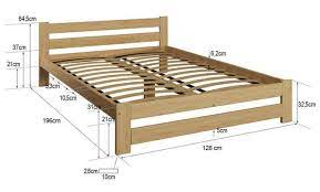 Bed Frame Plans Wooden Double Bed